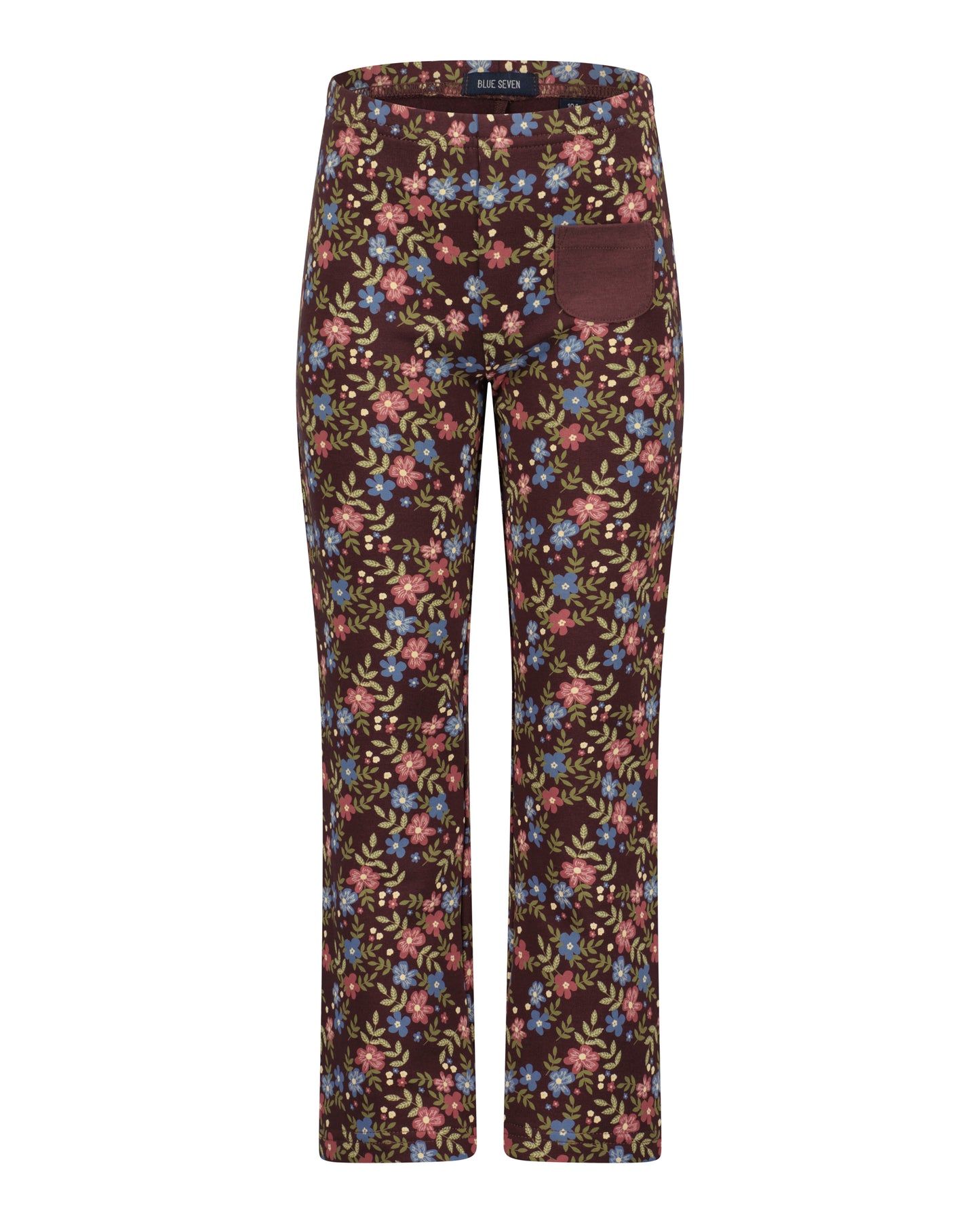 Blue Seven broek met bloemen
