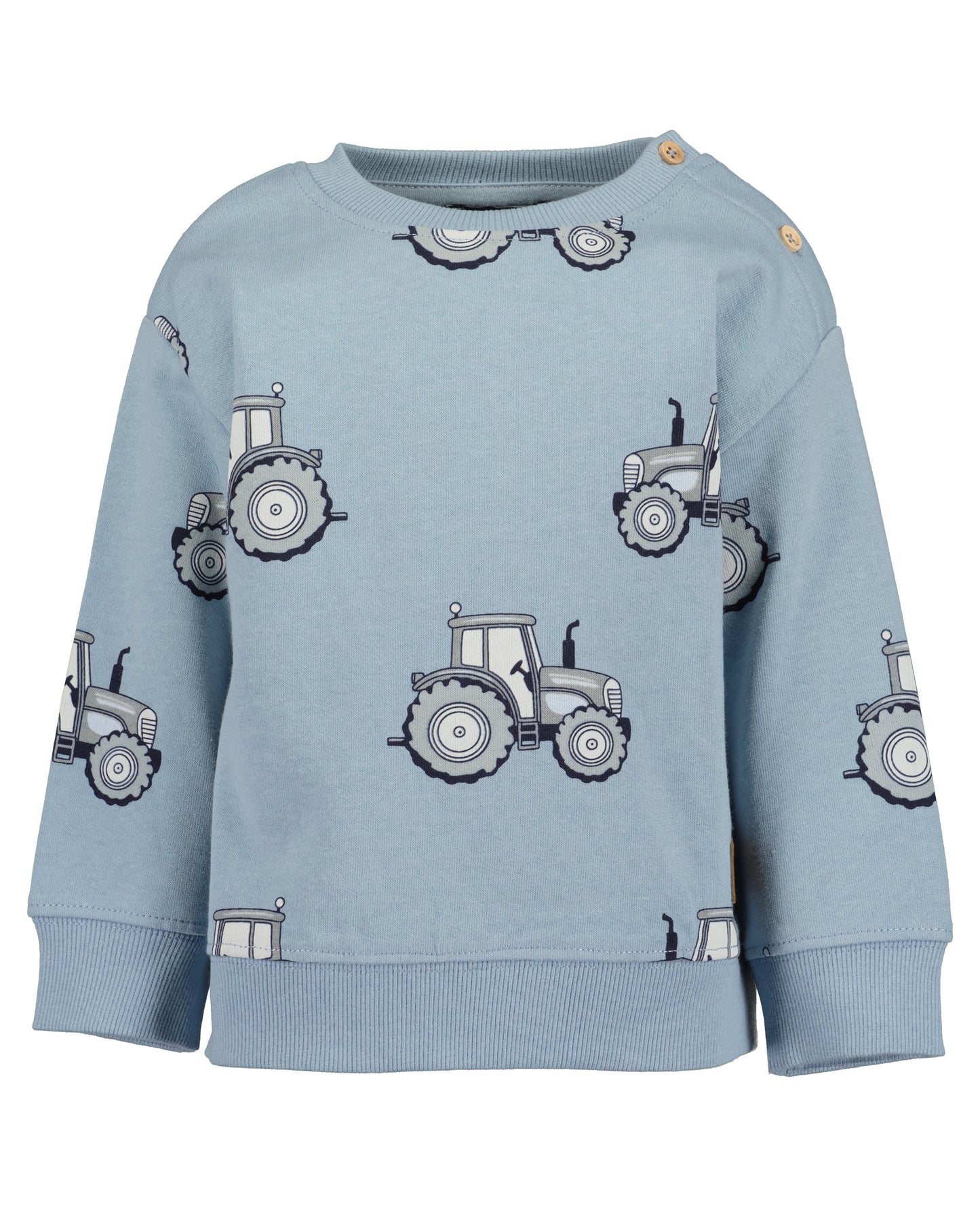 Blue Seven Trui met trekkers blauw