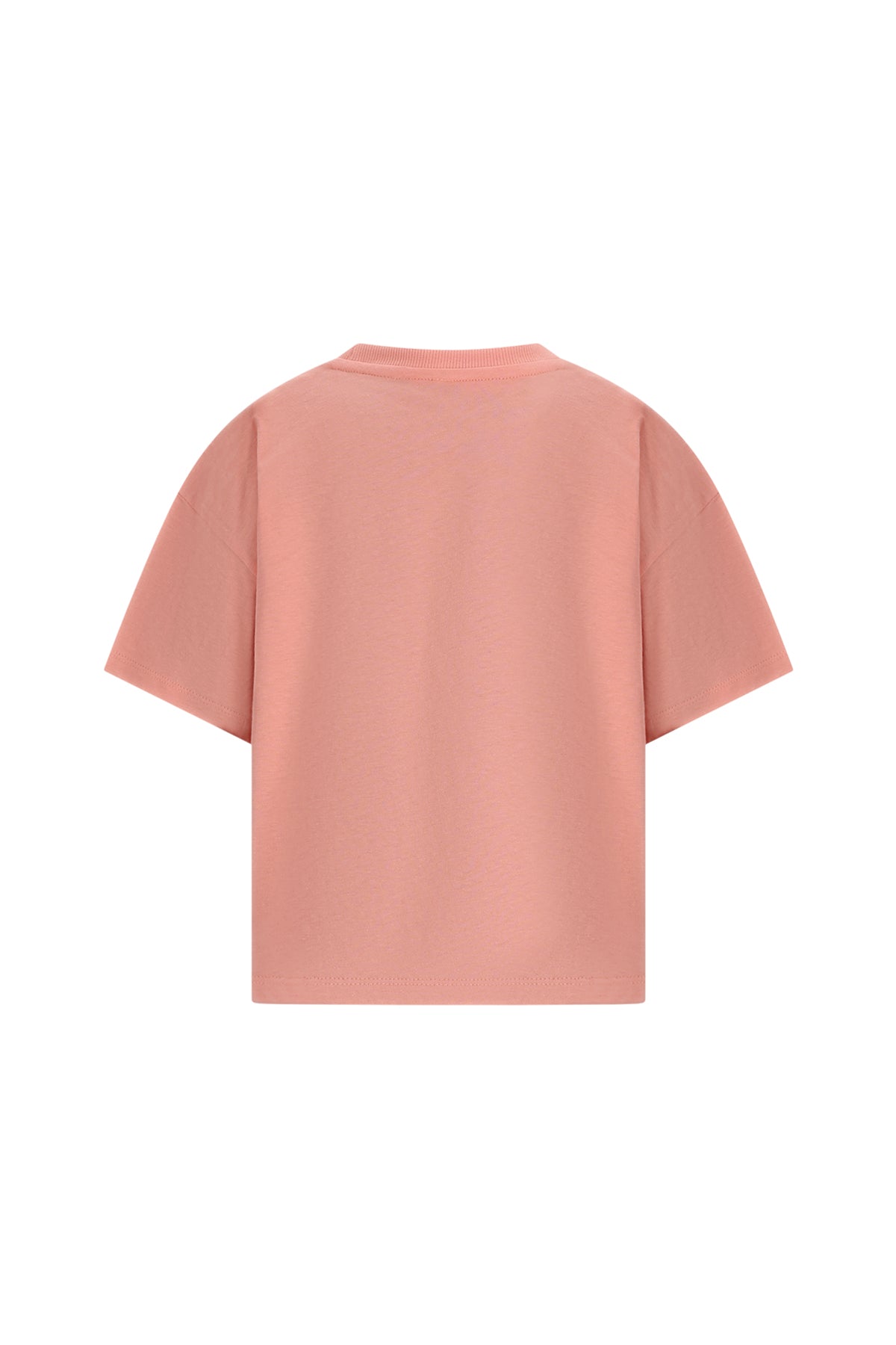 The NewChapter T-shirt Bo - Roze Kinder T-shirt met Regenboog