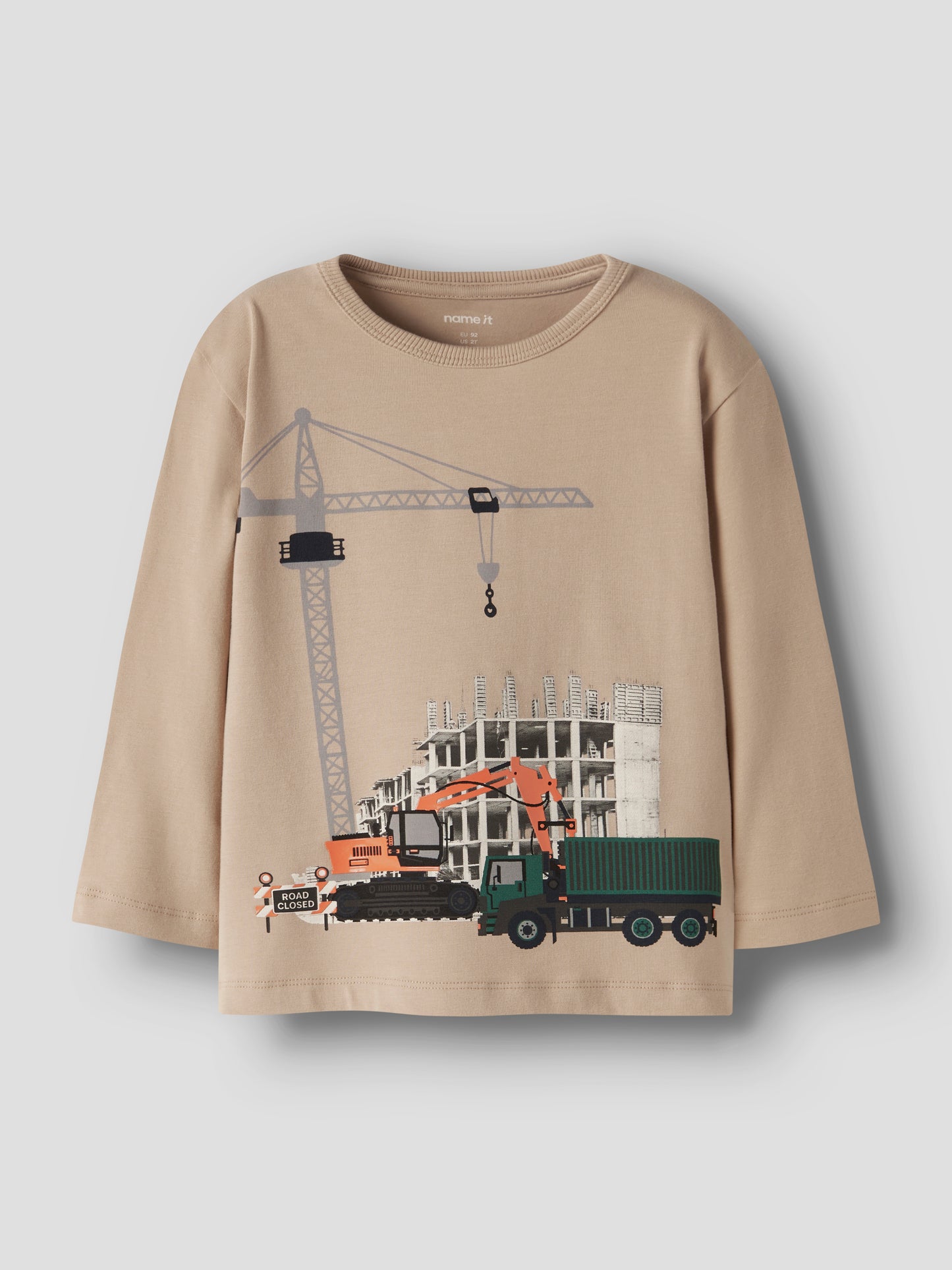 Name It NMMNICK Longsleeve Top - Sesame Beige