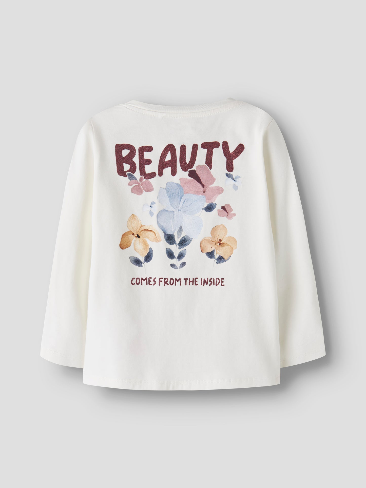 Name It NMFNADELA Longsleeve T-shirt - Cloud Dancer Wit