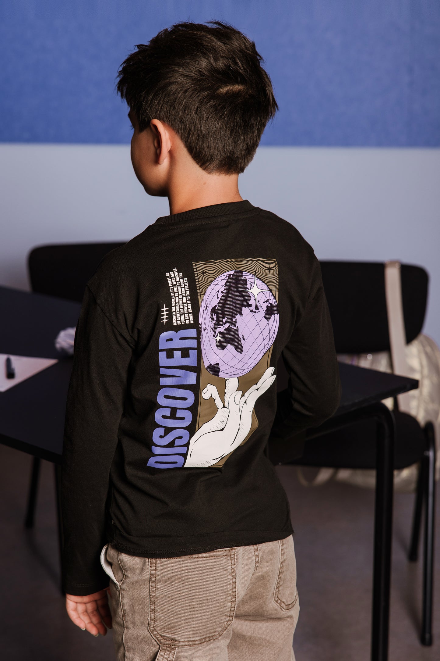 B.Nosy Theo Long Sleeve - Zwart