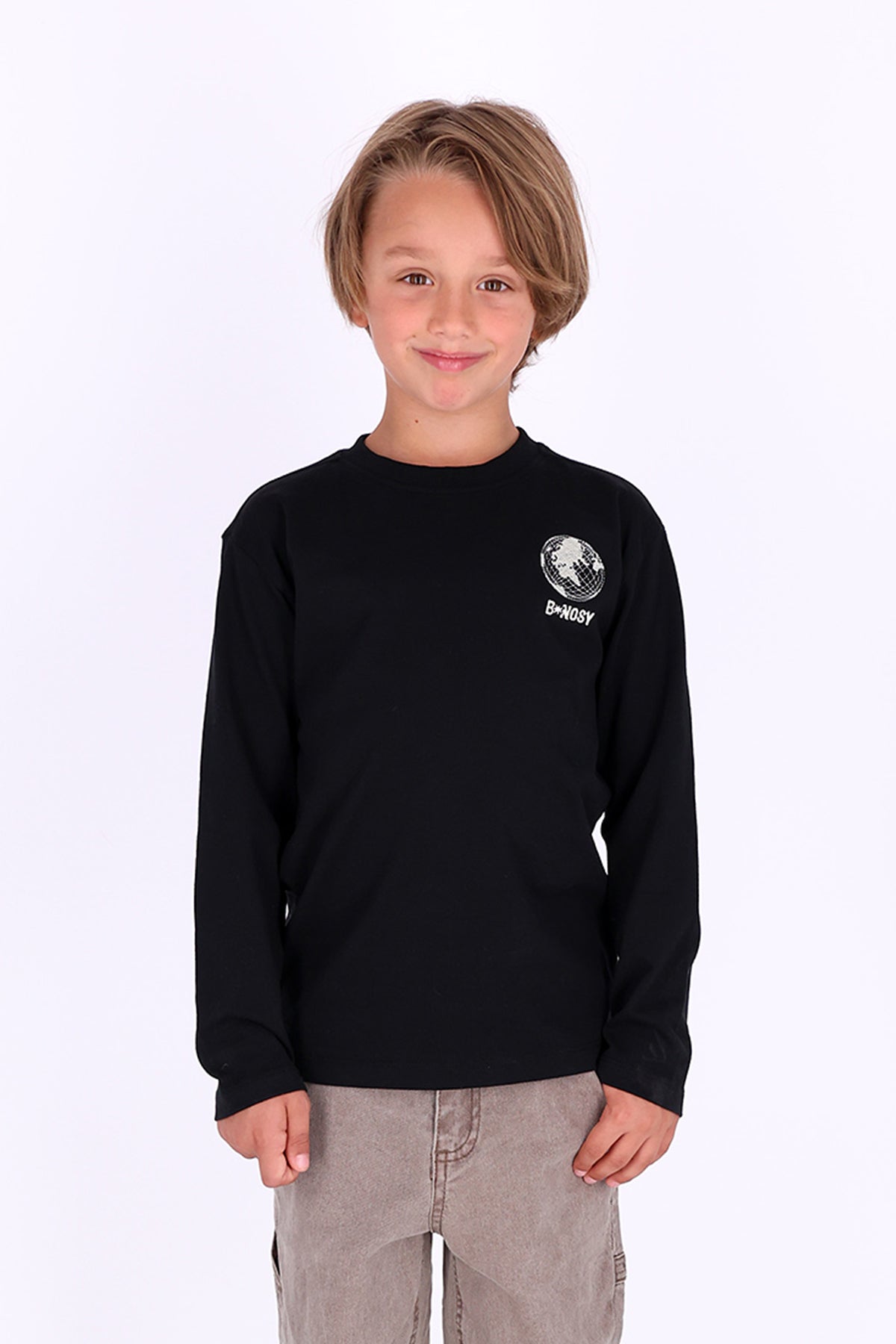 B.Nosy Theo Long Sleeve - Zwart