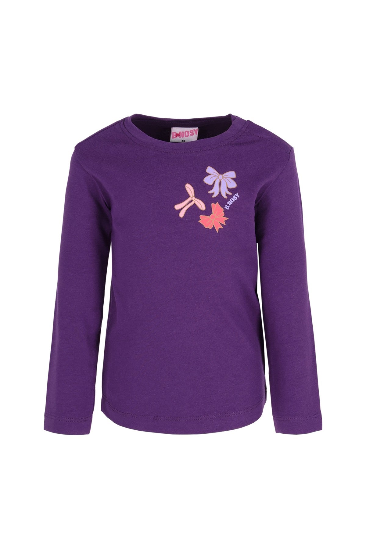 B.Nosy Mini Tara longsleeve - Loganberry
