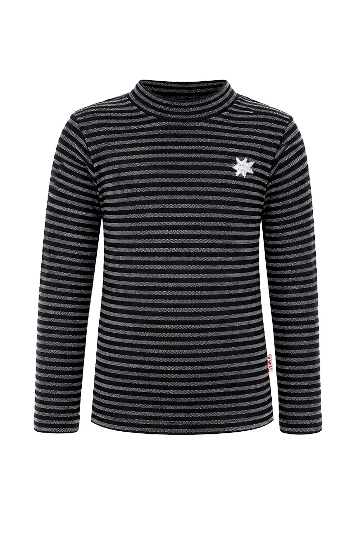 B.Nosy Tamara glitter top - Zwart