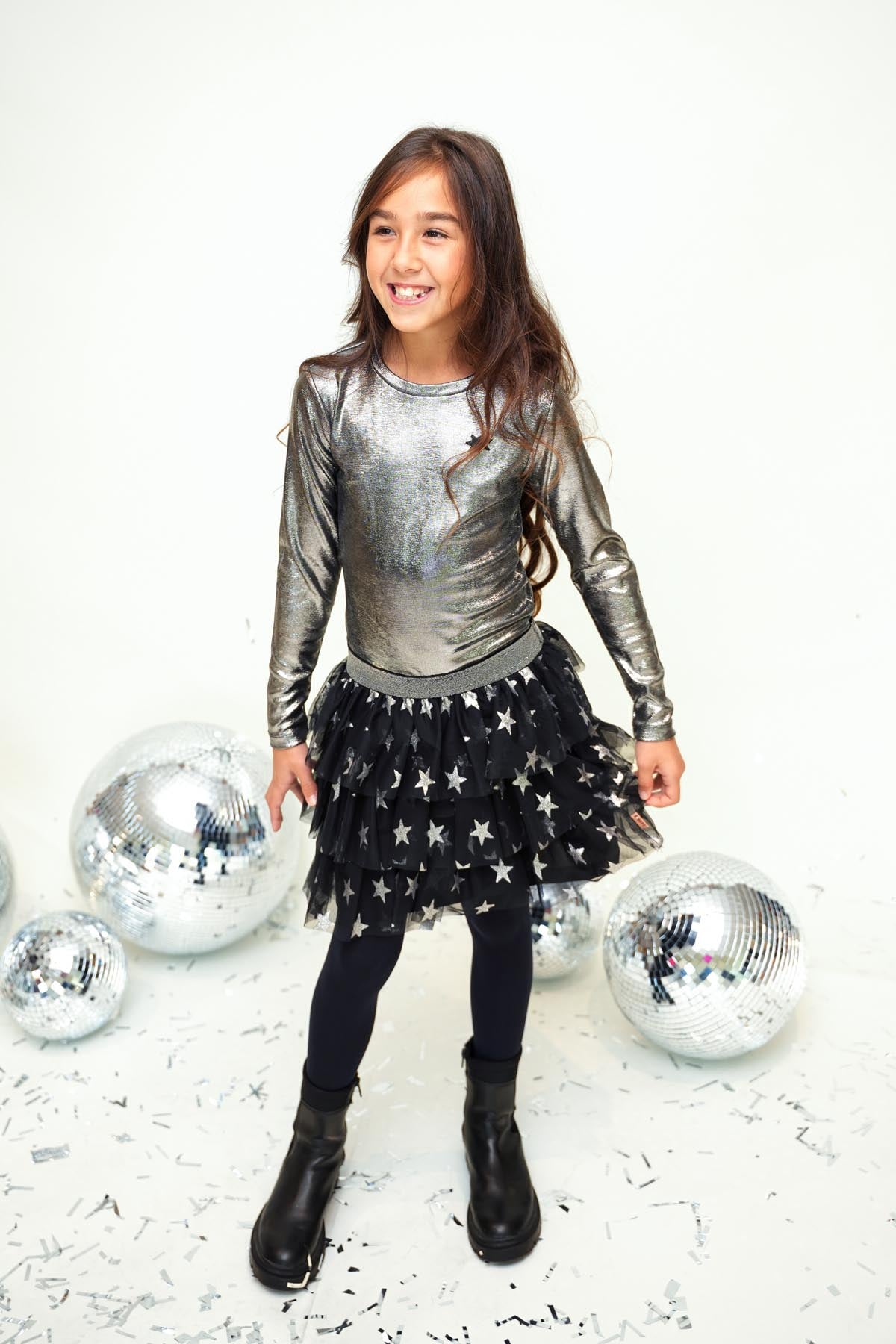 B.Nosy Dora jurk - Silver