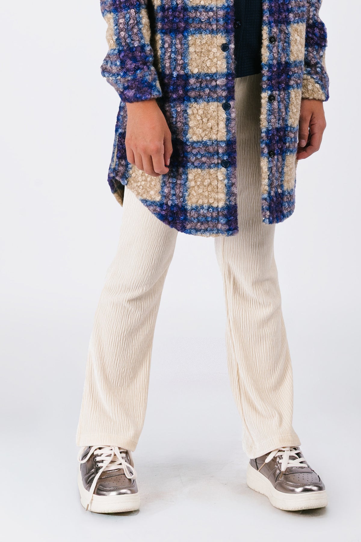 B.Nosy Puck flared pants - Ecru